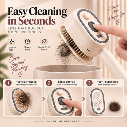 4-in-1 Electric Hair Care Mist Brush