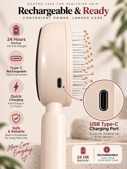 4-in-1 Electric Hair Care Mist Brush